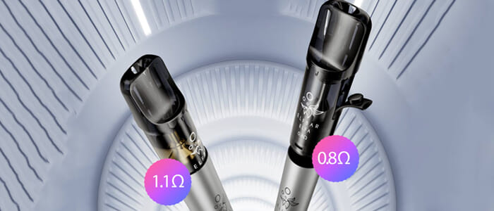 Deux cartouches Elfa rechargeables
